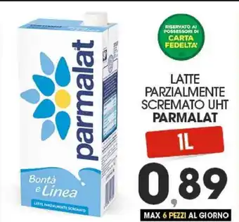 Interspar Parmalat Latte Parzialmente Scremato Uht 1 l offerta