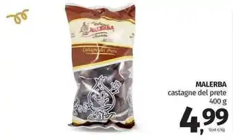 Pam Malerba castagne del prete 400 g offerta