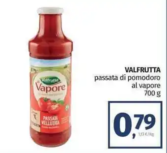 Pam Valfrutta passata di pomodoro al vapore 700 g offerta
