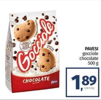 Pam Pavesi Gocciole chocolate 500 g offerta