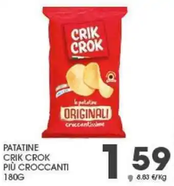 Interspar Crik Crok Patatine Più Croccanti 180 g offerta