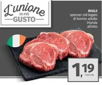 Pam Reale spencer roll legato di bovino adulto irlanda offerta