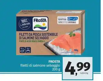 Pam Frosta filetti di salmone selvaggio 200 g offerta