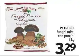 Pam Petrucci funghi misti con porcini 1 kg offerta