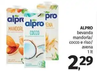 Pam Alpro bevanda 1 lt offerta