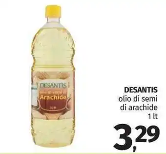 Pam Desantis olio di semi di arachide 1 lt offerta