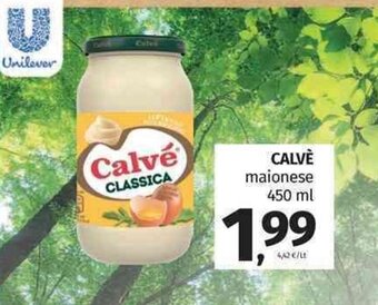 Pam Calvé Maionese 450 ml offerta