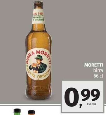 Pam Moretti birra 66 cl offerta