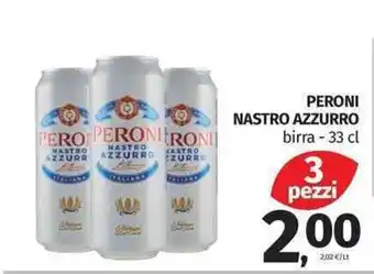 Pam Peroni Nastro Azzurro 33 cl offerta