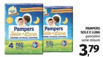 Pam Pampers Sole e Luna offerta