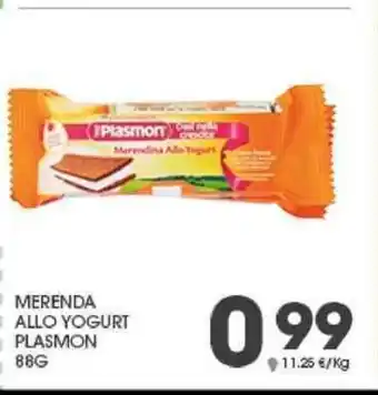Interspar Merenda Allo Yogurt Plasmon 88 g offerta