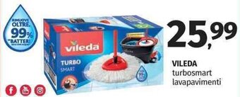 Pam Vileda turbosmart lavapavimenti offerta