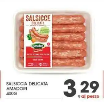 Interspar Salsiccia Delicata Amadori 400 g offerta