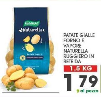Interspar Patate Gialle Forno E Vapore Naturella Ruggiero In Rete Da 1,5 Kg offerta