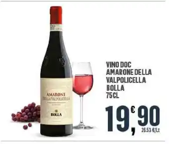Interspar Vino Doc Amarone Della Valpolicella Bolla 75 cl offerta