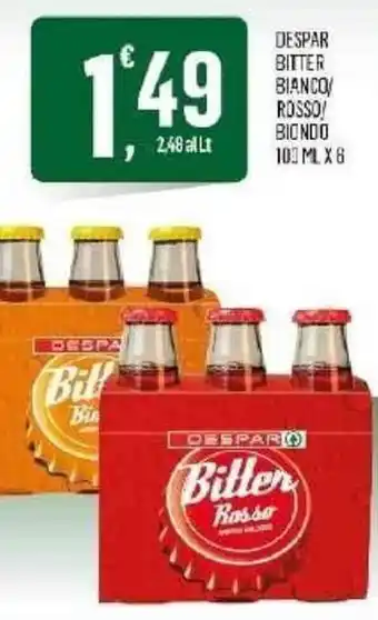 Vibian Despar Bitter Bianco/Rosso Biondo 100 ml x 6 offerta