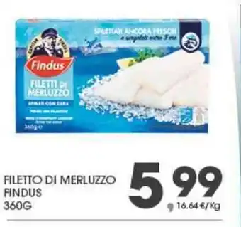 Interspar Findus Filetto Di Merluzzo 360 g offerta