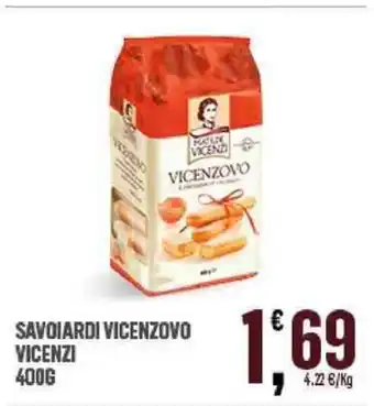 Interspar Vicenzi Savoiardi Vicenzovo 400 g offerta