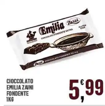 Interspar Emilia Zaini Cioccolato Fondente 1 kg offerta