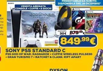 Euronics Sony ps5 standard c offerta