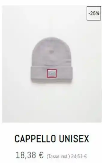 Cappello unisex