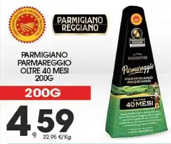 Eurospar Parmigiano Parmareggio Oltre 40 mesi 200 g offerta