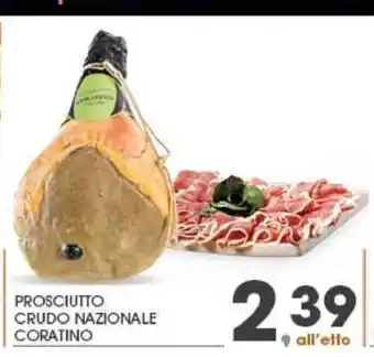 Eurospar Prosciutto Crudo Nazionale Coratino offerta