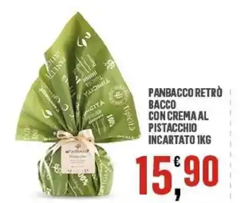 Panbacco Retrò Bacco Con Crema Al Pistacchio Incartato 1 kg