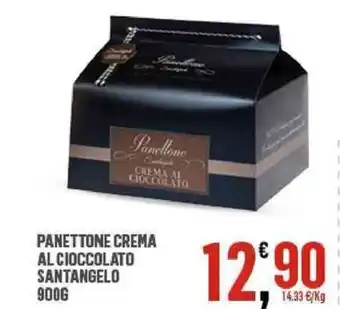 Eurospar Panettone Crema Al Cioccolato Santangelo 900g offerta
