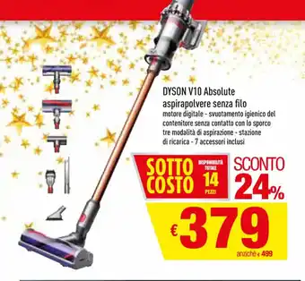Famila Dyson V10 Absolute aspirapolvere senza filo offerta