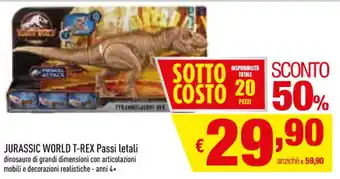 Jurassic World T-Rex Passi letali