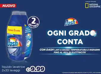 Acqua & Sapone Dash liquido lavatrice 2x33 lavaggi offerta