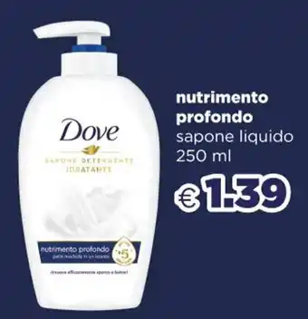 Acqua & Sapone Dove nutrimento profondo sapone liquido 250 ml offerta