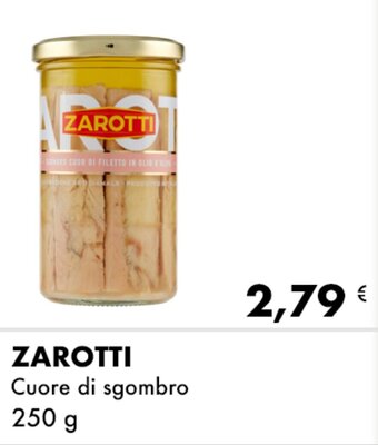 Iper Tosano Zarotti Cuore di sgombro 250 g offerta