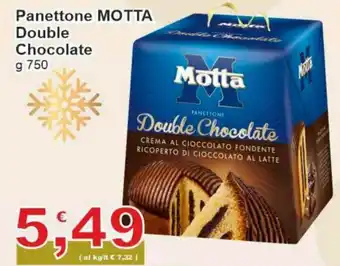 Sidis Motta Panettone Double Chocolate g 750 offerta
