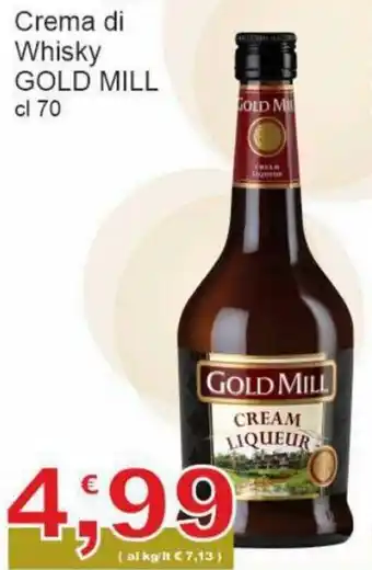 Gold Mill Crema di Whisky cl 70