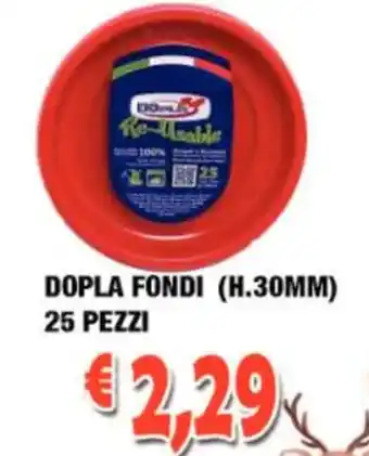 Dopla Fondi (H.30mm025 pezzi