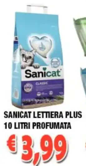 Sanicat Lettiera Plus 10 Litri Profumata