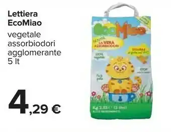 Carrefour Eco Miao Lettiera Vegetale offerta