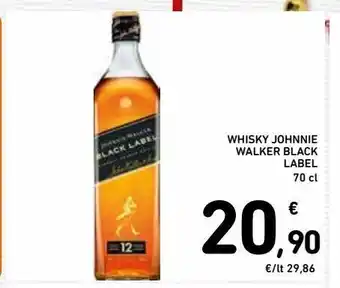 Spazio Conad Whisky johnnie walker black label offerta