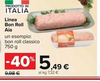 Carrefour Iper Linea bon roll aia offerta
