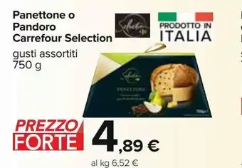 Carrefour Iper Panettone o pandoro carrefour selection offerta