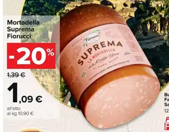 Carrefour Iper Mortadella suprema fiorucci offerta