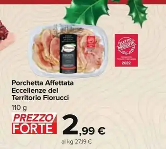 Carrefour Iper Porchetta affettata eccellenze del territorio fiorucci offerta