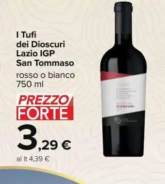 I tufi dei dioscuri lazio igp san tommaso
