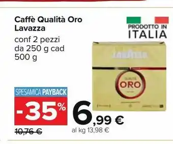 Carrefour Iper Caffè qualità oro lavazza offerta