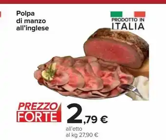 Carrefour Iper Polpa di manzo all'inglese offerta