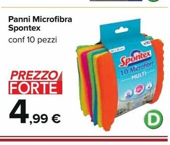 Carrefour Iper Panni microfibra spontex offerta