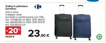 Carrefour Iper Valigie trolley carrefour offerta