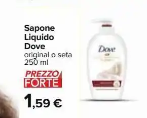 Sapone liquido dove
